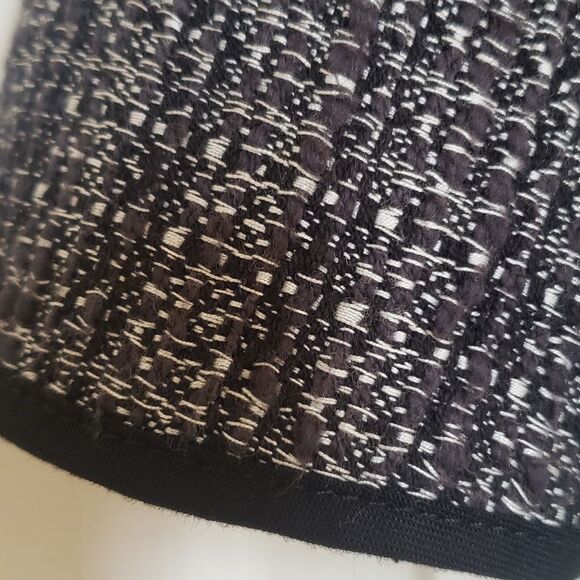 MADEWELL Black Gray Tweed Skirt Ruffle Hem - Picture 9 of 11